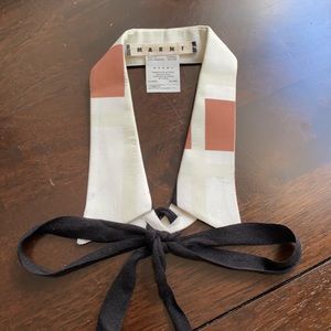 NWOT Marni Collar with Tie Front from Italy